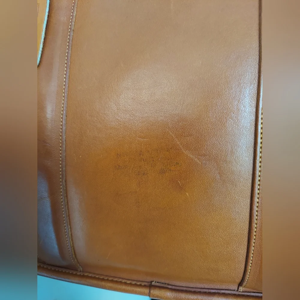 Vintage Coach British Tan Embassy Briefcase 5090🤎🧡 - Picture 7 of 16